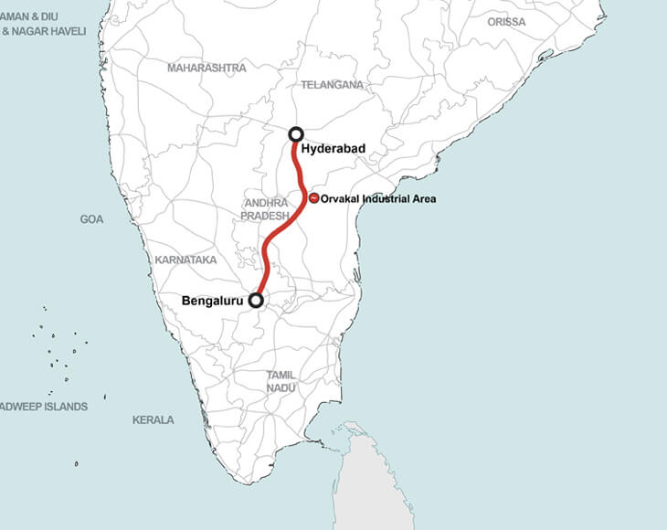 Hyderabad-Bengaluru Industrial Corridor (HBIC)